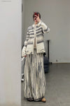 SWAYING/KNIT Beaded Pendant Jacket SW22AW1T94 White/Black Brown